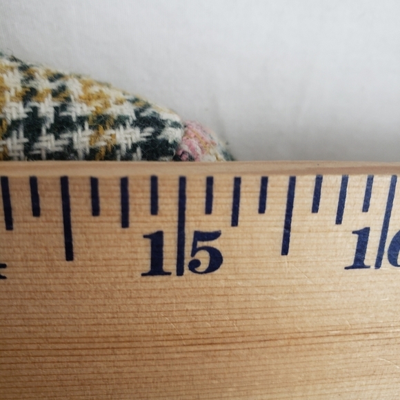 J.Crew Italian Wool Womens Green/Ivory Plaid Button Down Midi Length Coat Sz 2 - Picture 11 of 15